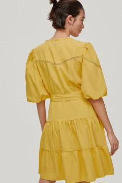 Vestido Falda Pisos Manga Abullanada^Pedro del Hierro Shop
