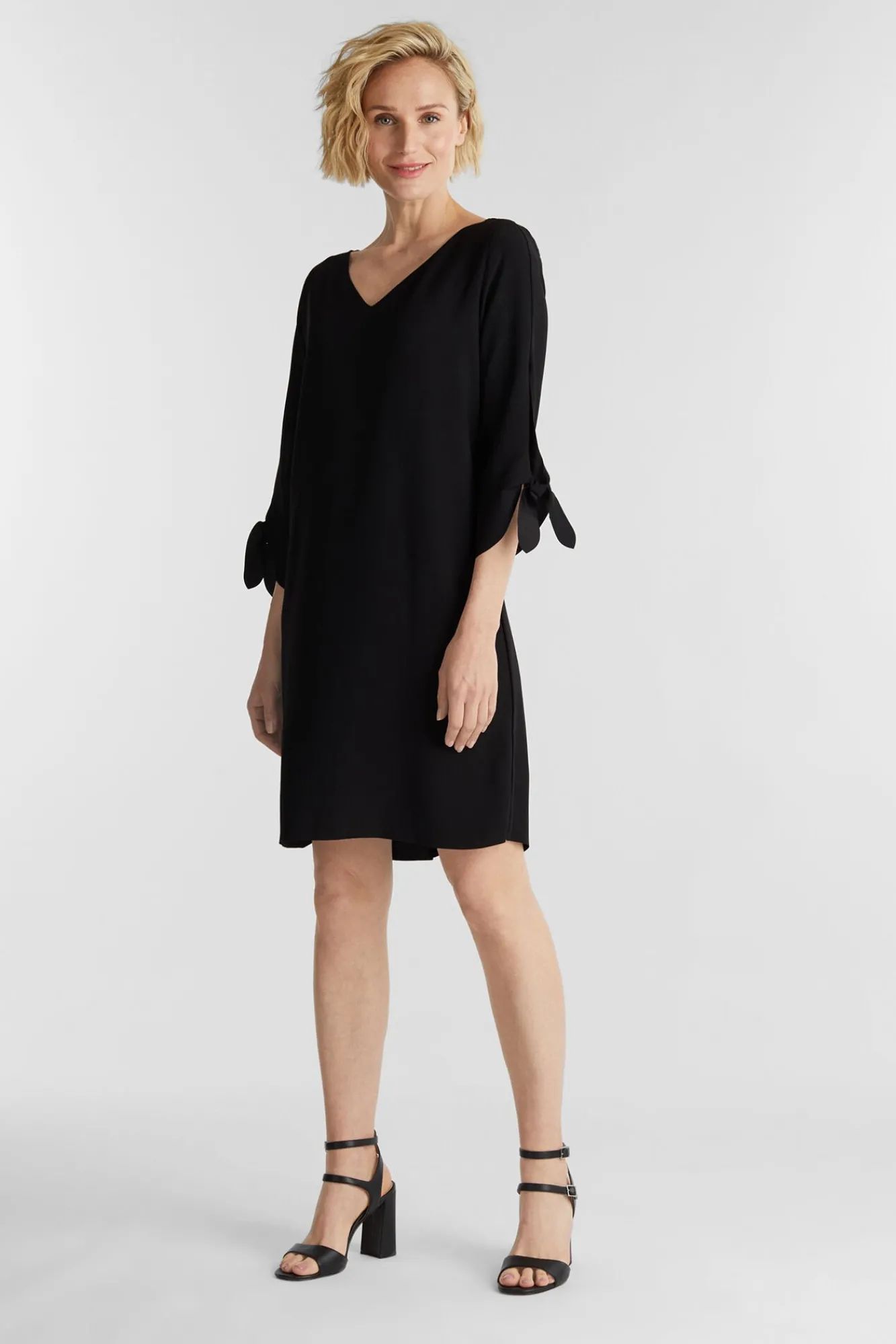 Vestido Holgado Y Suelto De Crepe^Esprit Clearance