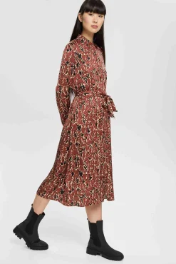 Vestido Largo Camisero Estampado^Esprit Store