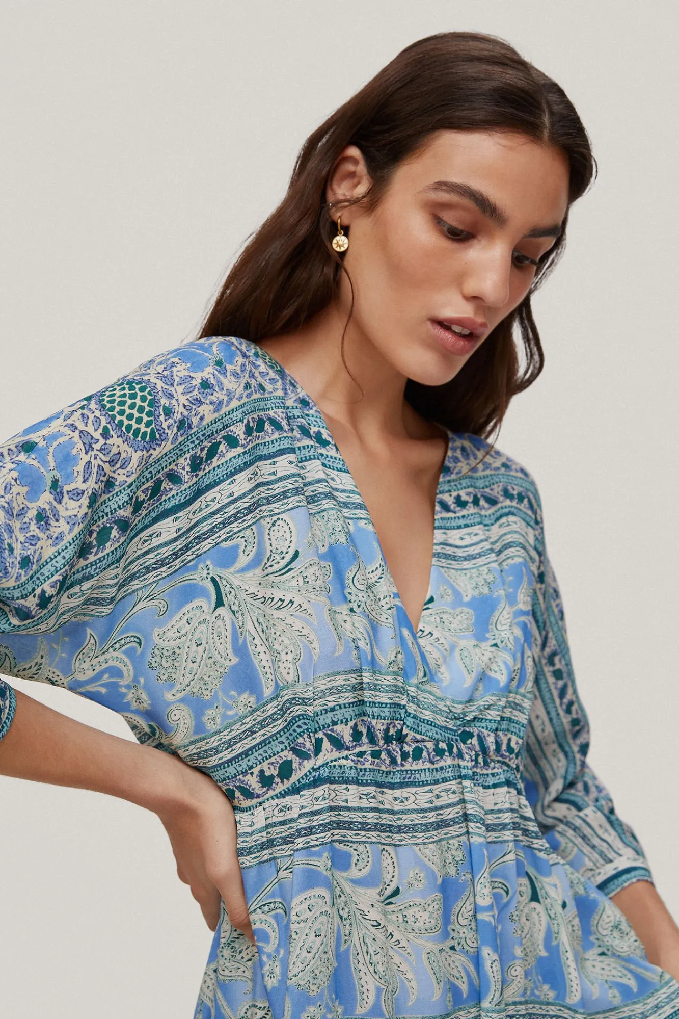 Vestido Largo Estampado^Pedro del Hierro Cheap