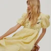 Vestido Largo Rodilla Con Detalle De Bordados Florales.^Pedro del Hierro Sale