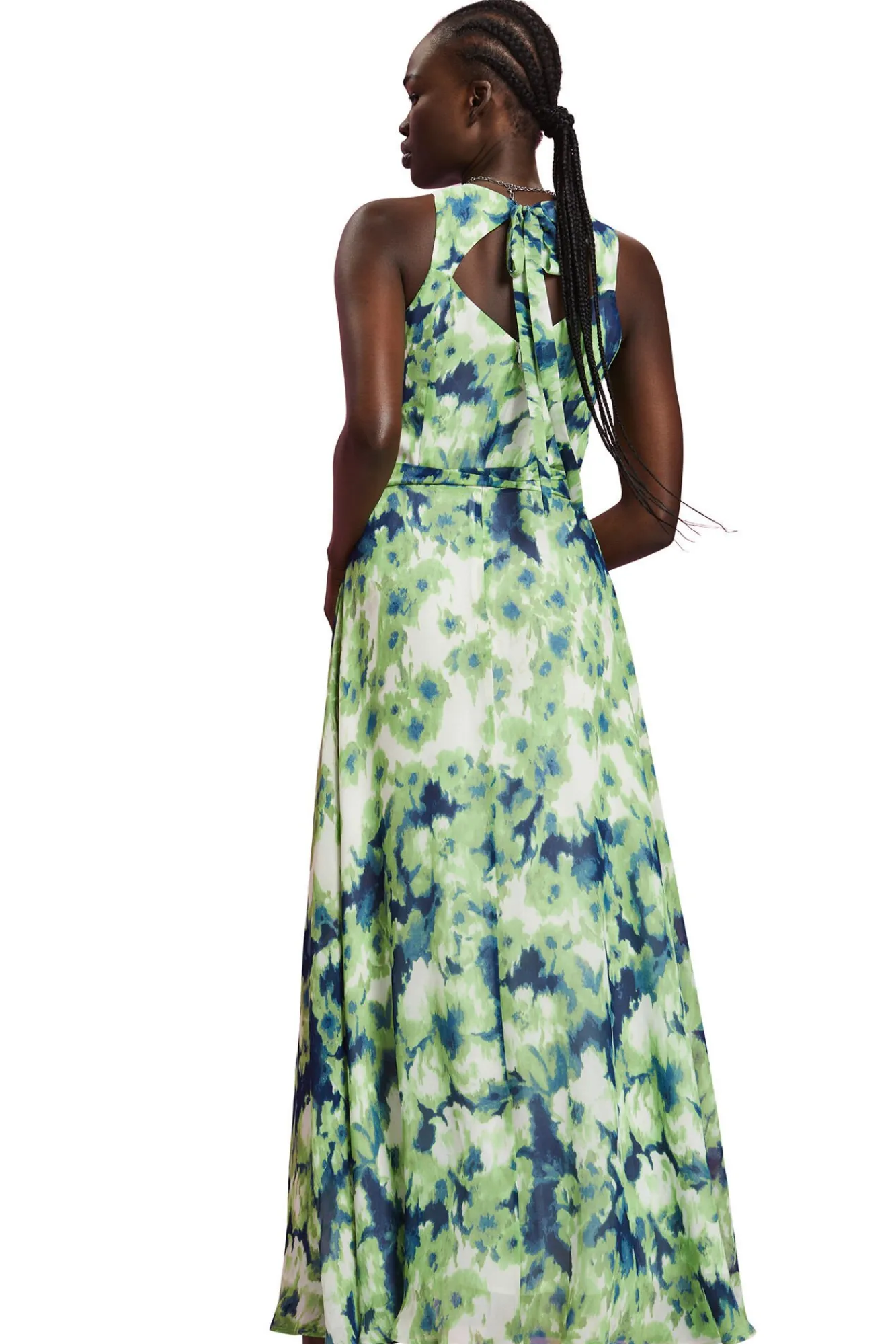 Vestido Largo Sin Mangas Estampado^Esprit Best