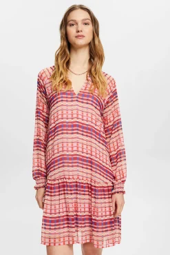Vestido Midi Chiffon Estampado^Esprit New