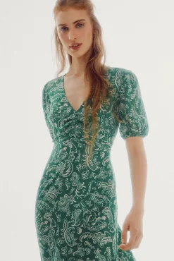 Vestido Midi Estampado^Slowlove Online