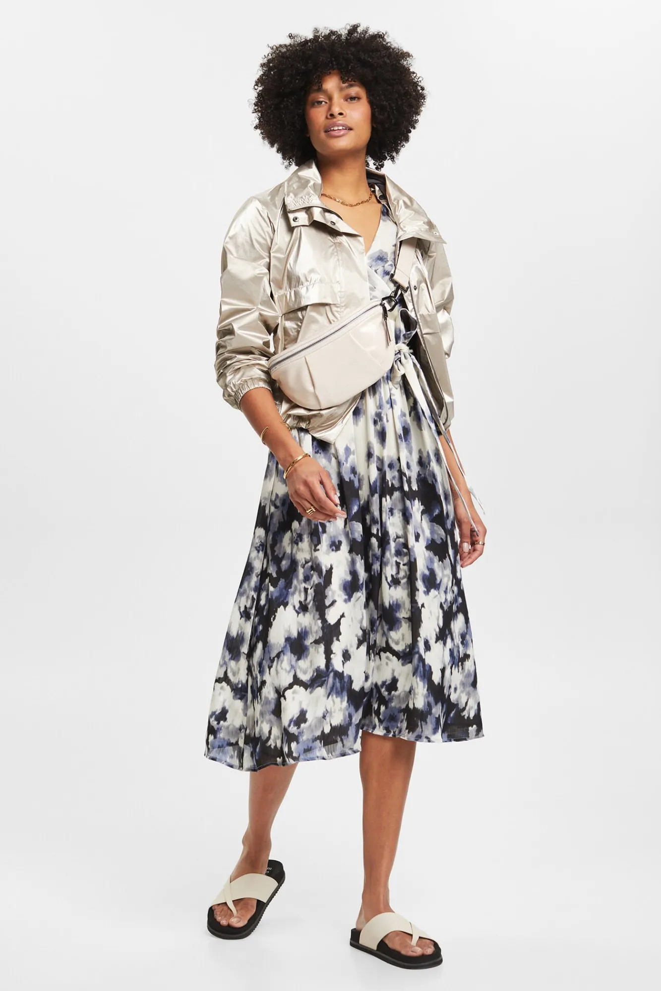 Vestido Midi Estampado Floral^Esprit Fashion