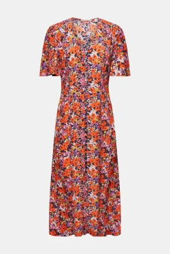 Vestido Midi Multicolor Flores^Esprit New