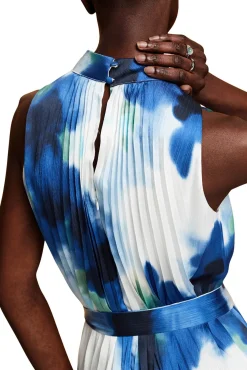 Vestido Midi Plisado Estampado Floral^Esprit Flash Sale