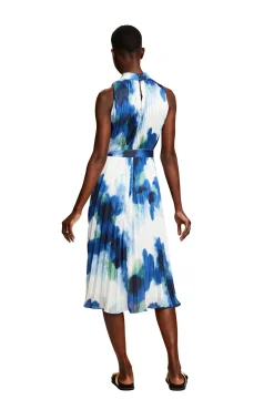 Vestido Midi Plisado Estampado Floral^Esprit Flash Sale