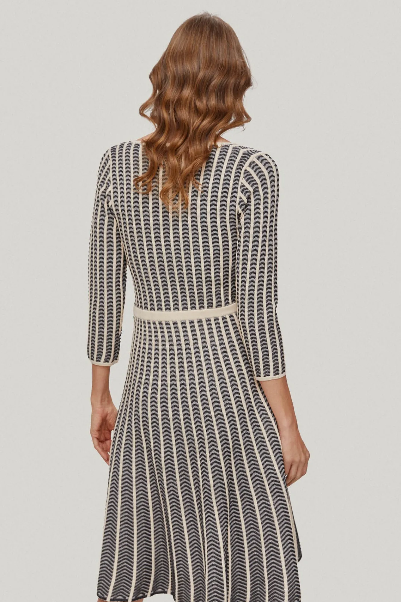 Vestido Midi Zigzag Bicolor^Pedro del Hierro Sale