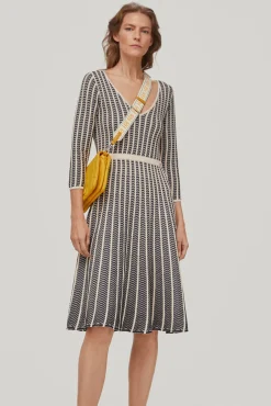 Vestido Midi Zigzag Bicolor^Pedro del Hierro Sale