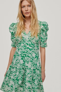 Vestido Mini Estampado Floral Manga Frunces.^Pedro del Hierro Cheap