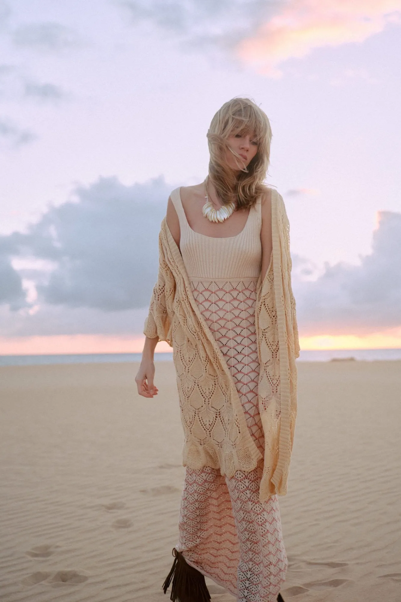 Vestido Punto Ondas^Slowlove Sale