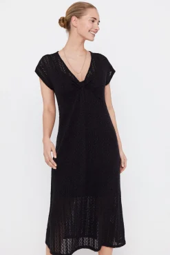 Vestido Punto Plisado Multicolor^Cortefiel Flash Sale