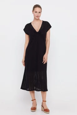 Vestido Punto Plisado Multicolor^Cortefiel Flash Sale