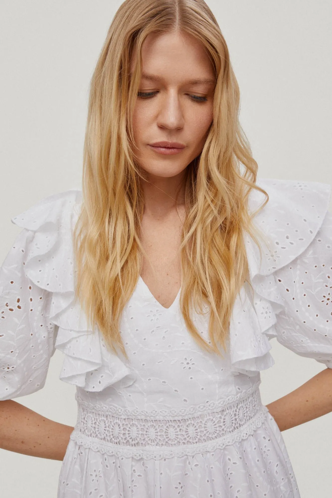 Vestido Tejido Bordado^Pedro del Hierro Best Sale