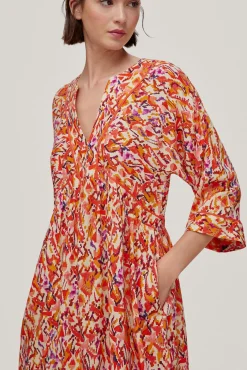 Vestido Tunica Estampado Gometrico.^Pedro del Hierro Sale