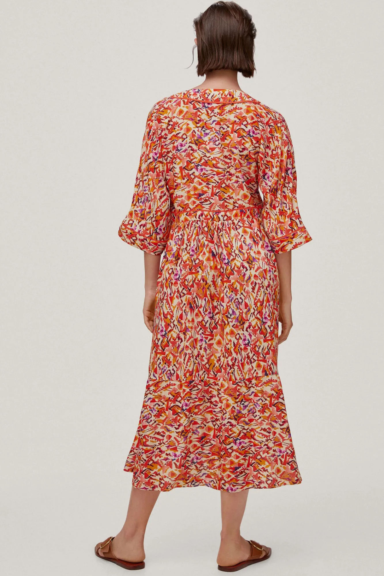 Vestido Tunica Estampado Gometrico.^Pedro del Hierro Sale