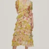 Vestido Vaporoso Volantes^Pedro del Hierro Clearance