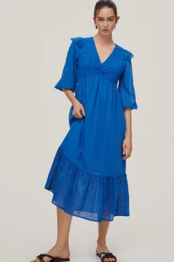 Vestido Viscosa Y Algodon Bordado^Pedro del Hierro Hot