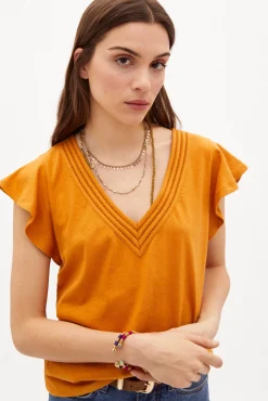Vicky Camiseta De Algodon Lino^Hoss Intropia Shop