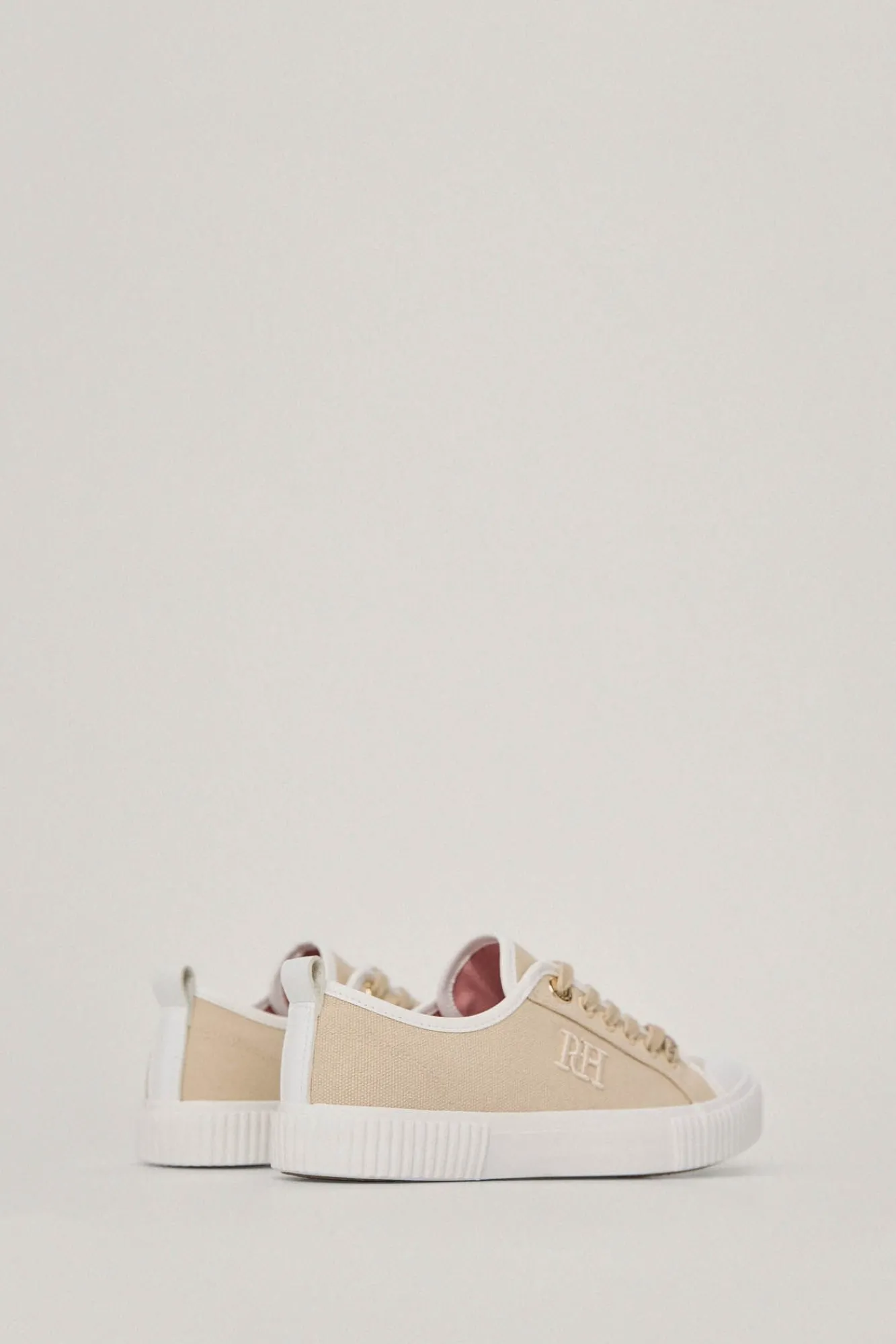 Zapatilla Canvas Con Detalles De Piel^Pedro del Hierro Hot