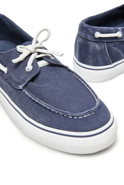 Zapato Nautico Algodon Lavado^Ooto Fashion