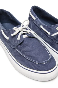 Zapato Nautico Algodon Lavado^Ooto Fashion