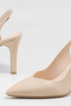 Zapatos De Salon Destalonado En Beige^Lodi Best Sale